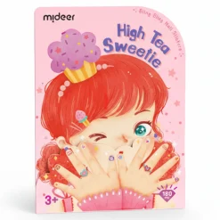 8 Lat+|Naklejki | Mideer Naklejki na paznokcie Bling Bling - Przyjęcie herbaciane