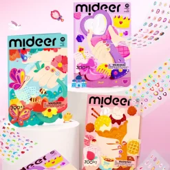 6 Lat+|3 Lata + | Mideer Naklejki na paznokcie - Spotkanie w ogrodzie
