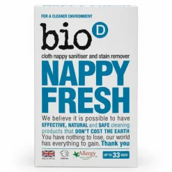 Akcesoria Łazienkowe|Porządek W Domu | Nappy Fresh - dodatek do proszku do prania pieluch, Bio-D, 500 g