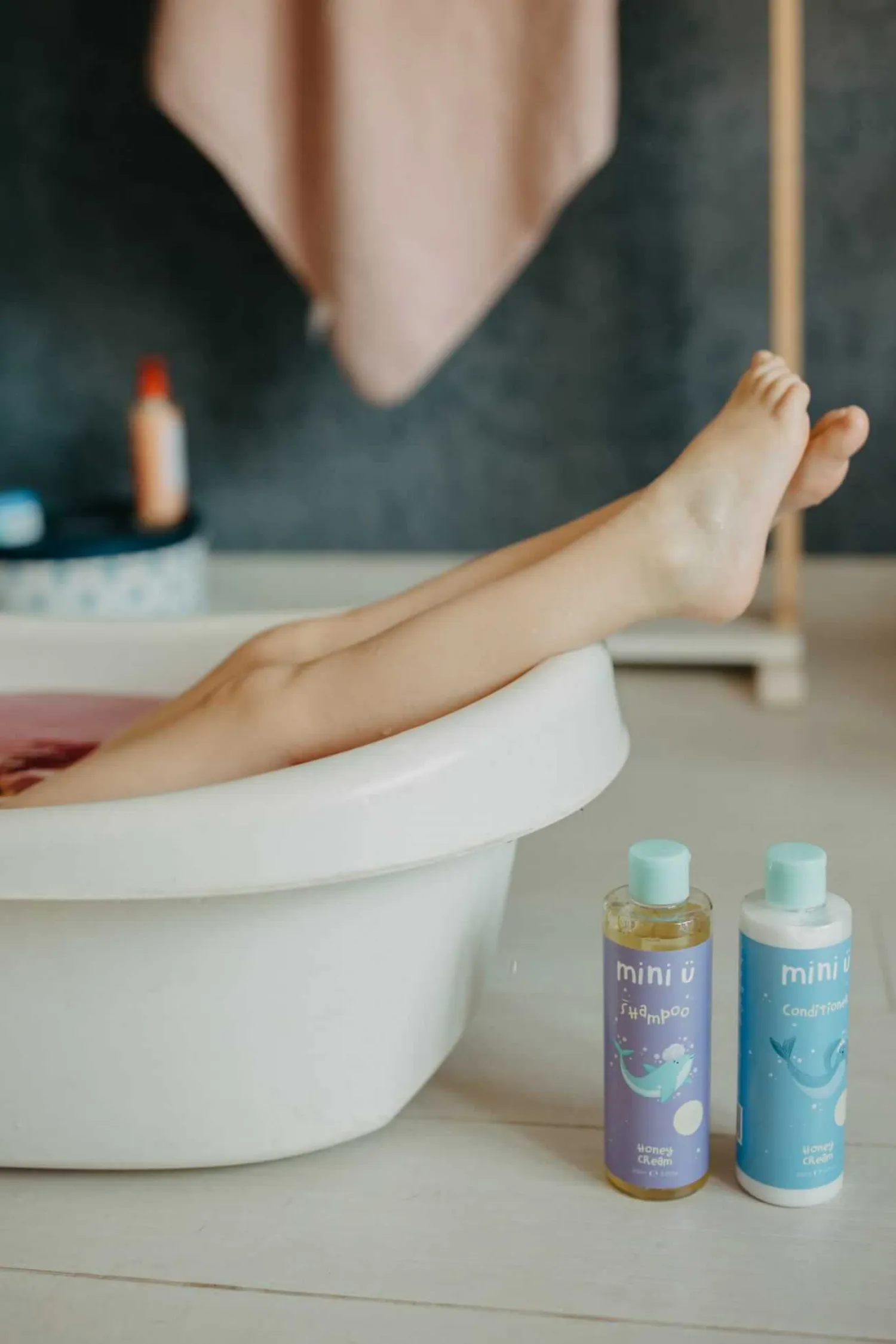 Naturalne Kosmetyki | Miniu Naturalna odżywka do włosów dla dzieci i niemowląt, 250 ml