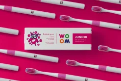 Naturalne Kosmetyki|Pielęgnacja Zębów | WOOM Naturalna pasta do zębów dla dzieci w wieku 6+ lat o smaku gumy balonowej, 50 ml