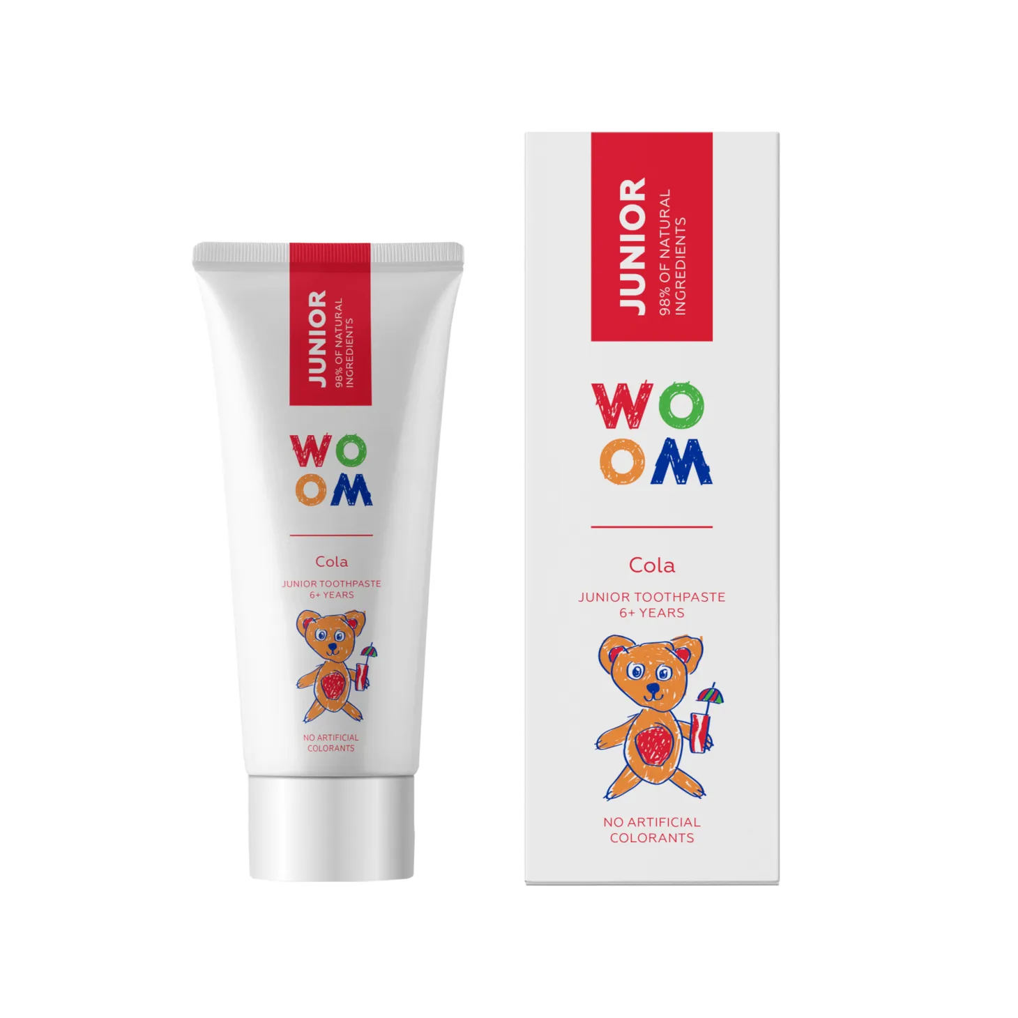 Naturalna pasta do zębów dla dzieci w wieku 6+ lat o smaku coli, 50 ml