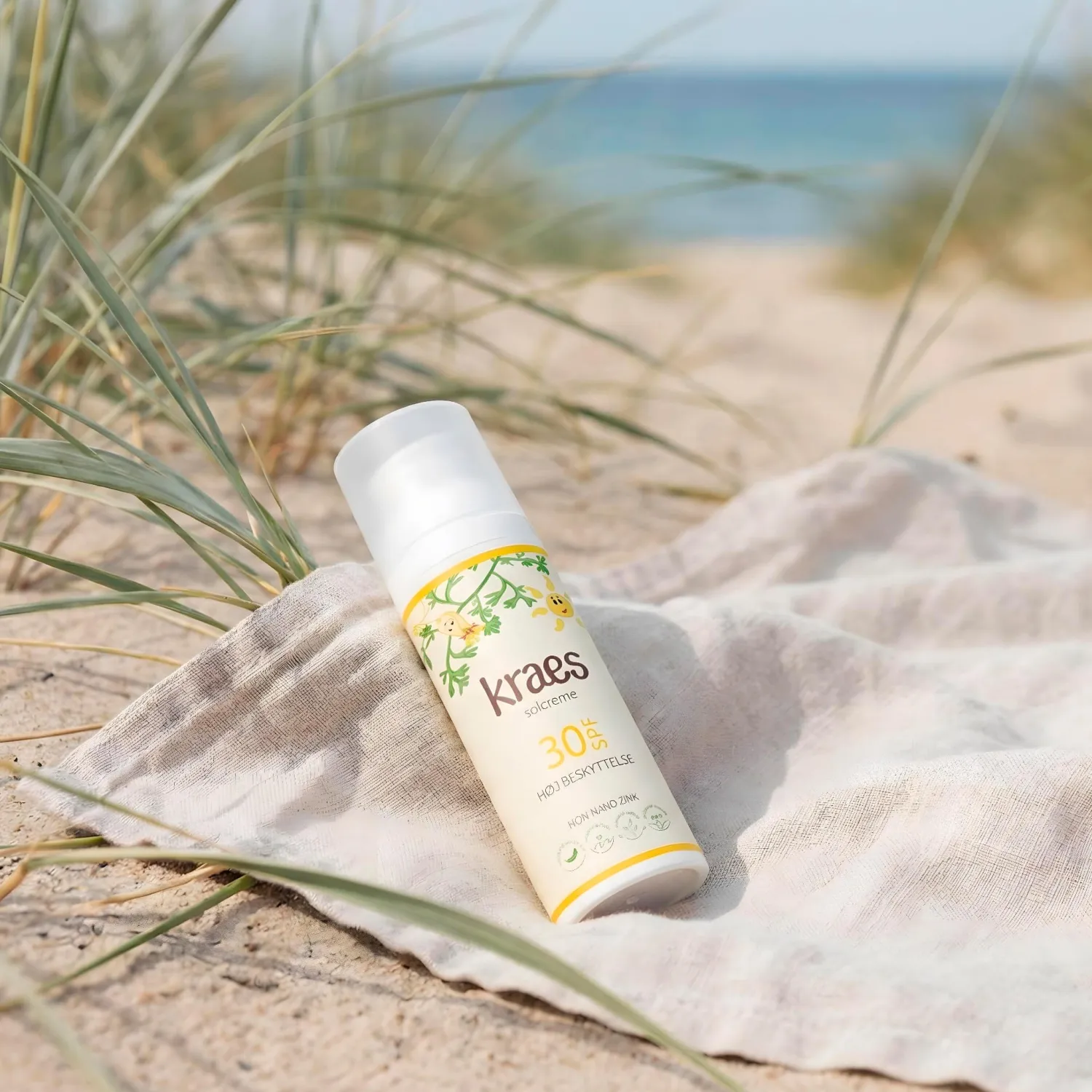 Naturalne Kosmetyki Dla Mam|Naturalne Kosmetyki | Kraes Naturalny krem przeciwsłoneczny SPF 30, 75ml