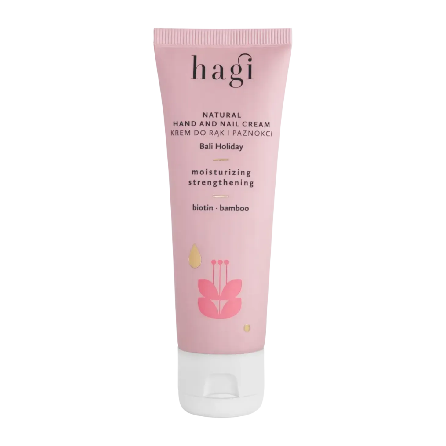 Naturalny, nawilżający krem do rąk i paznokci- Wakacje na Bali, 50 ml