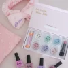 Naturalne Kosmetyki | Oh Flossy Naturalny zestaw do makijażu DELUXE, cienie, róż, szminka i akcesoria