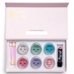 Naturalne Kosmetyki | Oh Flossy Naturalny zestaw do makijażu DELUXE, cienie, róż, szminka i akcesoria