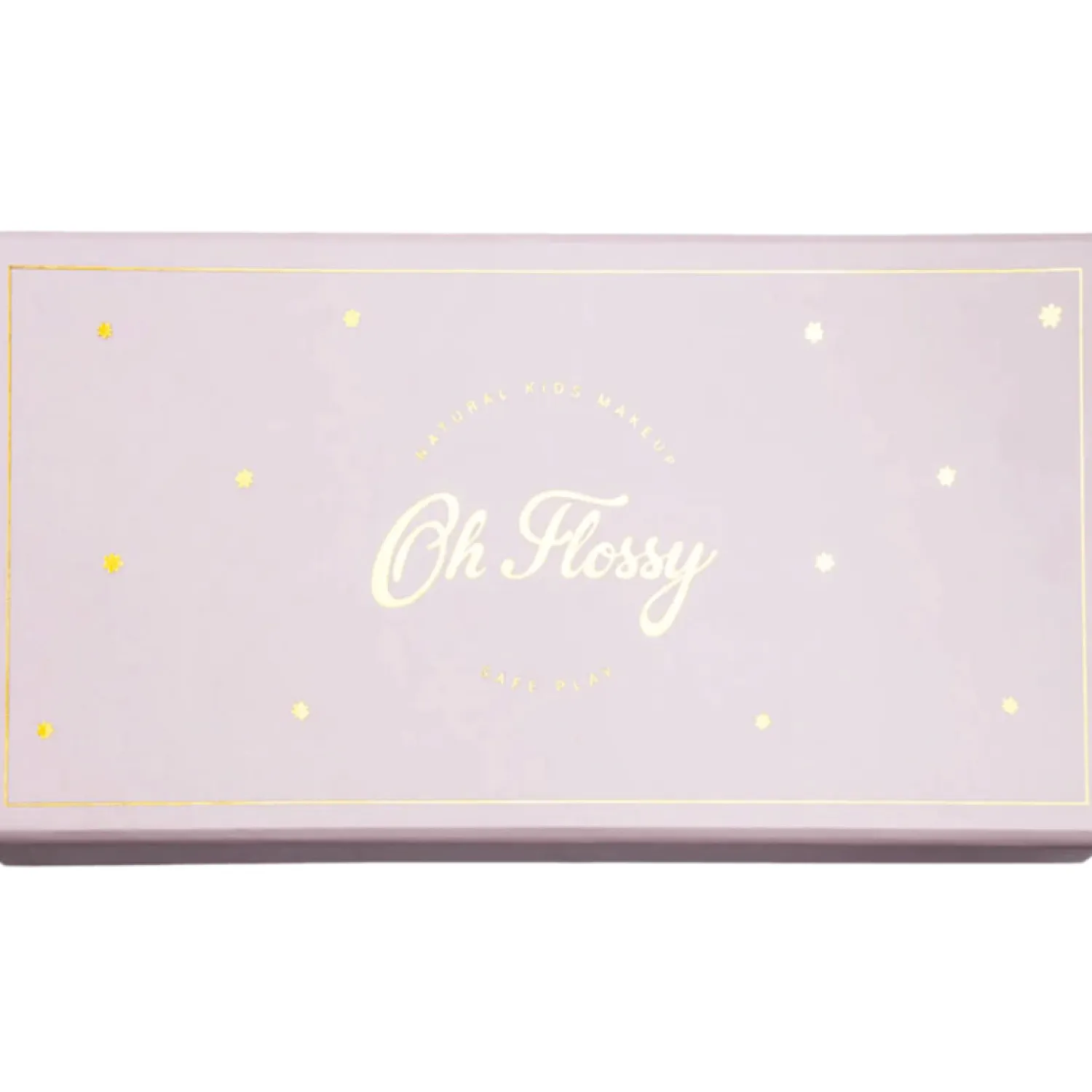 Naturalne Kosmetyki | Oh Flossy Naturalny zestaw do makijażu DELUXE, cienie, róż, szminka i akcesoria