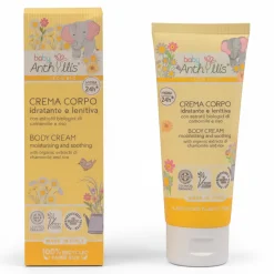 Naturalne Kosmetyki|Naturalne Kosmetyki | Baby Anthyllis Nawilżająco-łagodzący krem do ciała dla dzieci, z ekologicznym rumiankiem i ryżem, 100 ml
