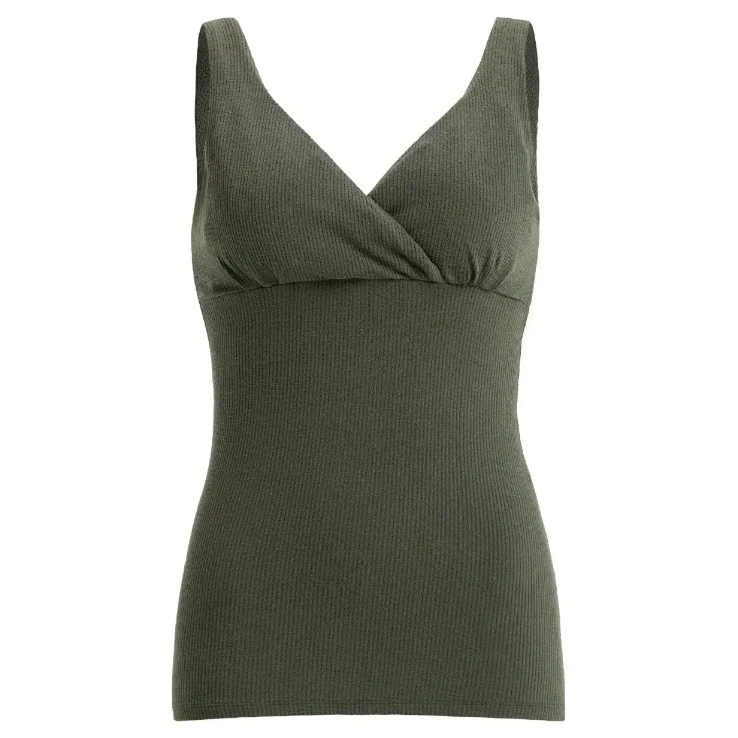 Nieprzemakalny top do karmienia piersią Day & Night - Olive
