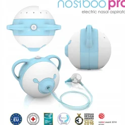 Nosiboo Pro: medyczny aspirator elektryczny dla dzieci - blue