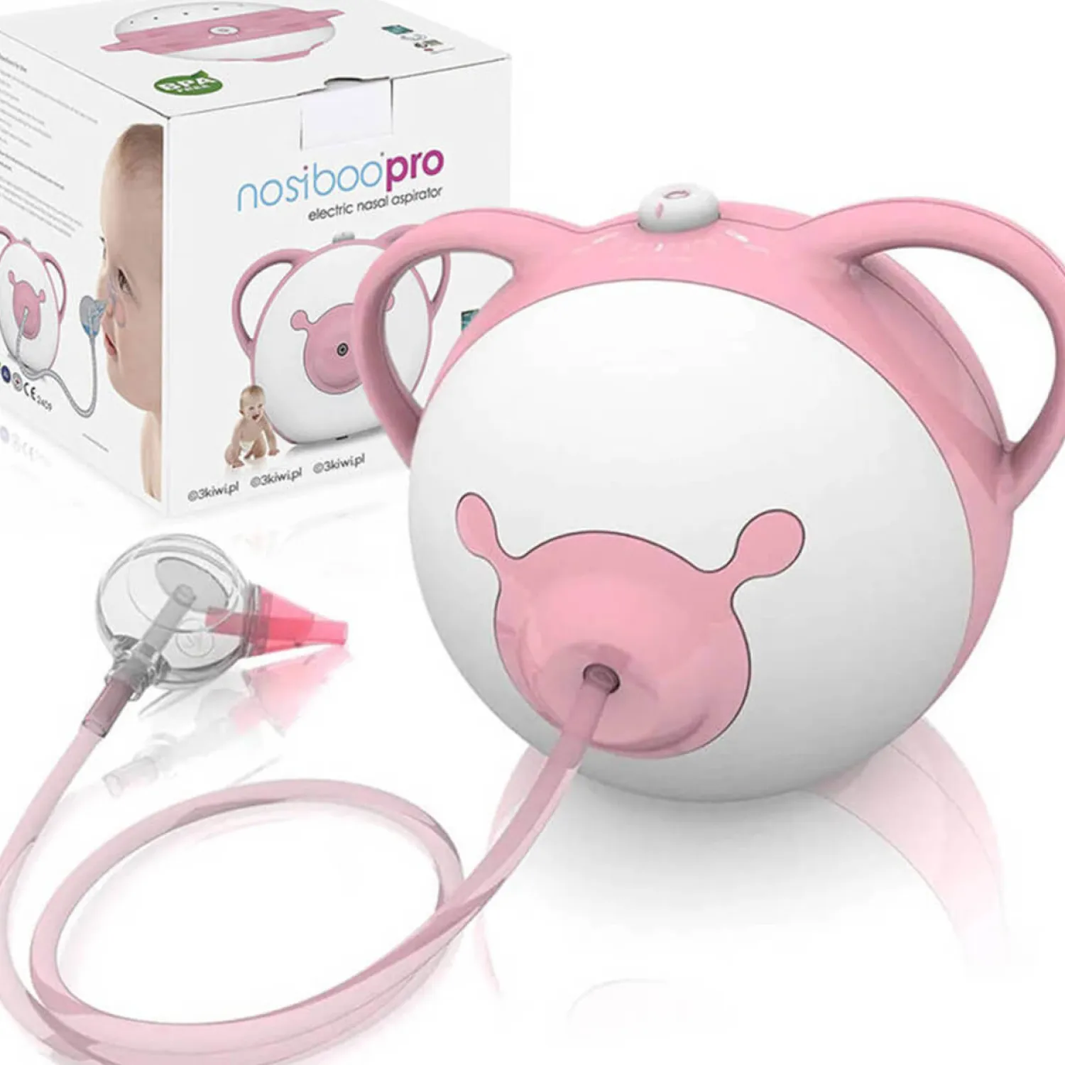 Zdrowie|Zdrowie | Nosiboo Pro: medyczny aspirator elektryczny dla dzieci - pink