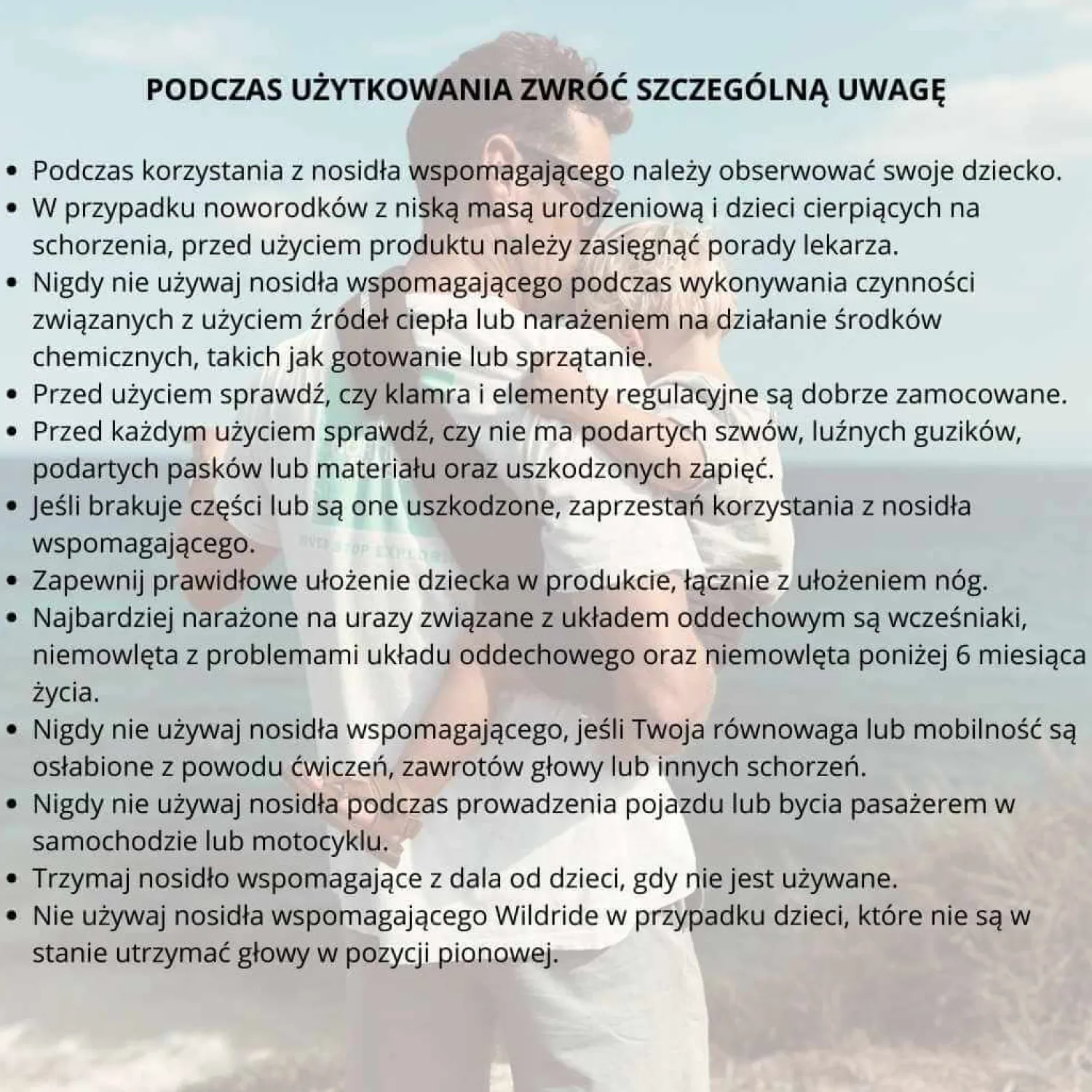 Nosidła|Przydatne Akcesoria | Wildride Nosidło wspomagające Black rib
