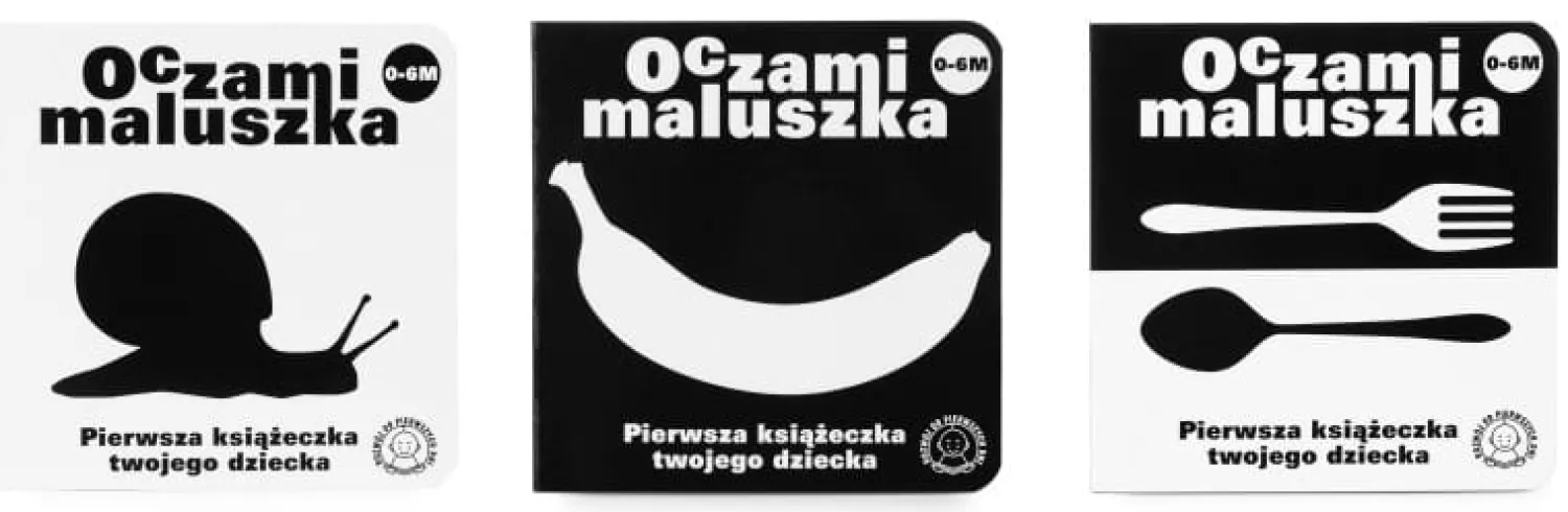 Kontrastowe|Zabawki Kontrastowe | Wydawnictwo Tata Robi Książki Oczami Maluszka kontrastowa książeczka Sztućce