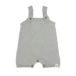 Kombinezony|Ubranka Dziecięce | Lassig Ogrodniczki Baby Knitted GOTS, Garden Explorer aqua grey