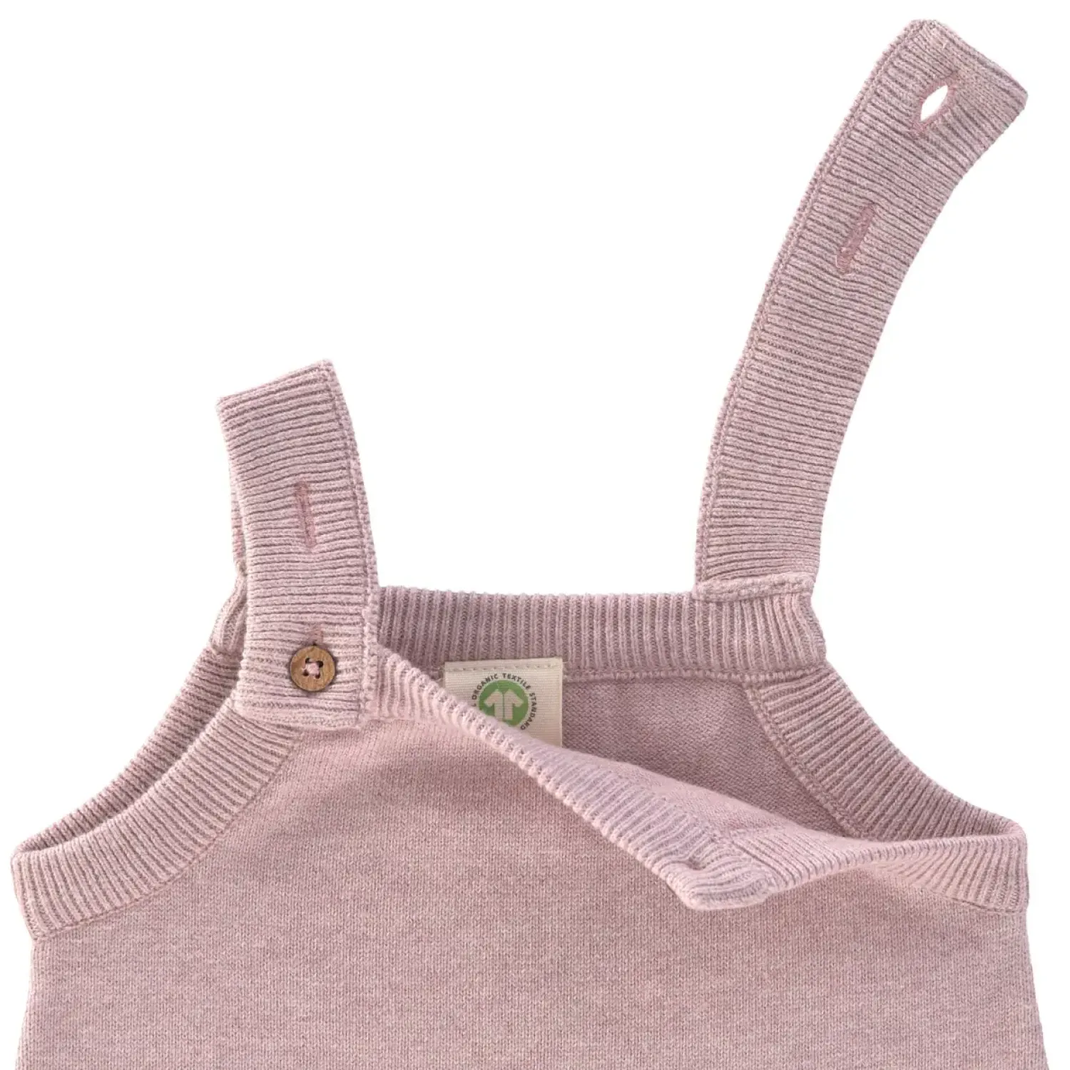 Kombinezony|Ubranka Dziecięce | Lassig Ogrodniczki Baby Knitted GOTS, Garden Explorer light pink