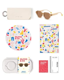 Okulary Przeciwsłoneczne|Okulary Przeciwsłoneczne | Olivio & Co Okulary Creative D Colorblock Sand Polarized 10+