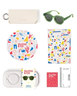 Okulary Przeciwsłoneczne|Okulary Przeciwsłoneczne | Olivio & Co Okulary Creative D Olive Green Polarized 10+
