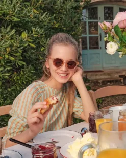 Okulary Przeciwsłoneczne|Okulary Przeciwsłoneczne | Olivio & Co Okulary Oval Apricot Polarized 5-10