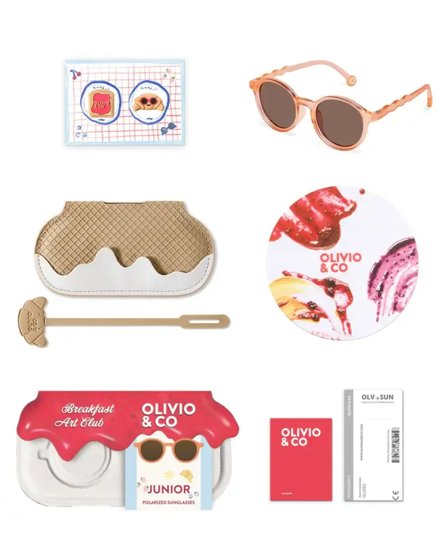 Okulary Oval Fig Pink Polarized 5-10