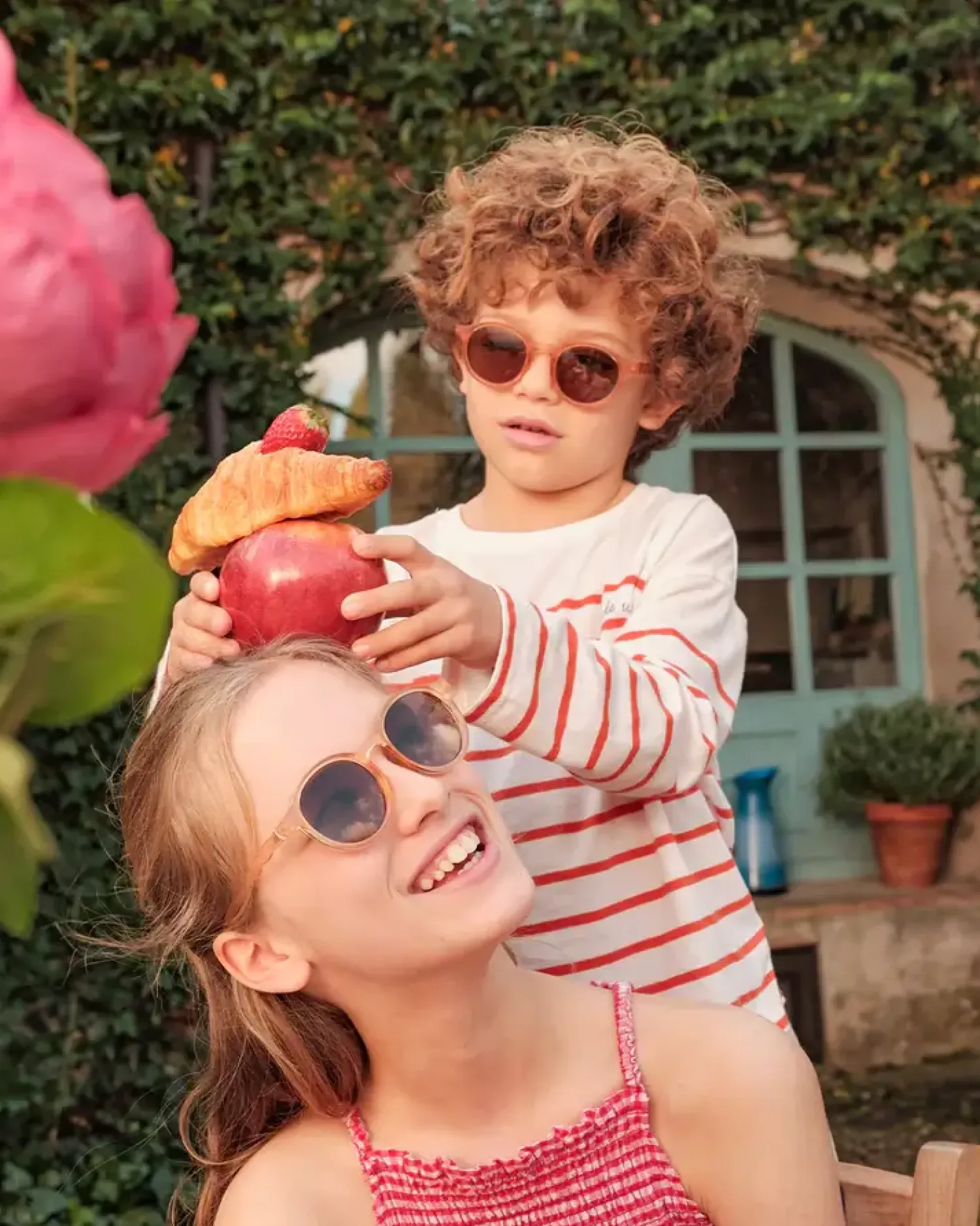 Okulary Przeciwsłoneczne|Okulary Przeciwsłoneczne | Olivio & Co Okulary Oval Fig Pink Polarized 3-5