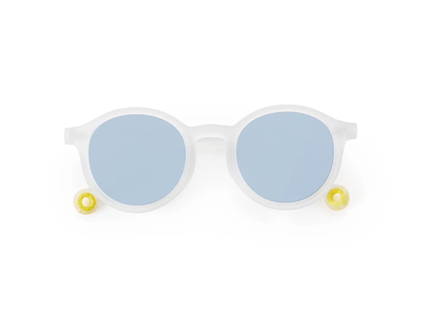 Okulary Oval Jellyfish White Polarized 3-5