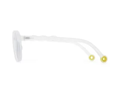Okulary Oval Jellyfish White Polarized 3-5