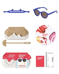 Okulary Przeciwsłoneczne|Okulary Przeciwsłoneczne | Olivio & Co Okulary Oval Midnight Berry Polarized 1-3