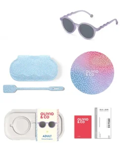 Okulary Przeciwsłoneczne|Okulary Przeciwsłoneczne | Olivio & Co Okulary Oval Purple Coral Polarized 10+