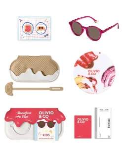 Okulary Przeciwsłoneczne|Okulary Przeciwsłoneczne | Olivio & Co Okulary Oval Raspberry Polarized 3-5