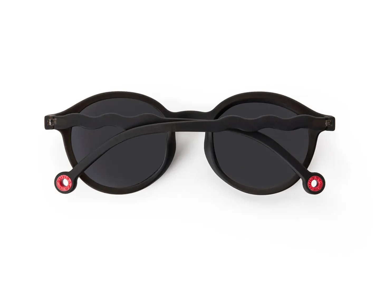 Okulary Oval Squid Black Polarized 5-10