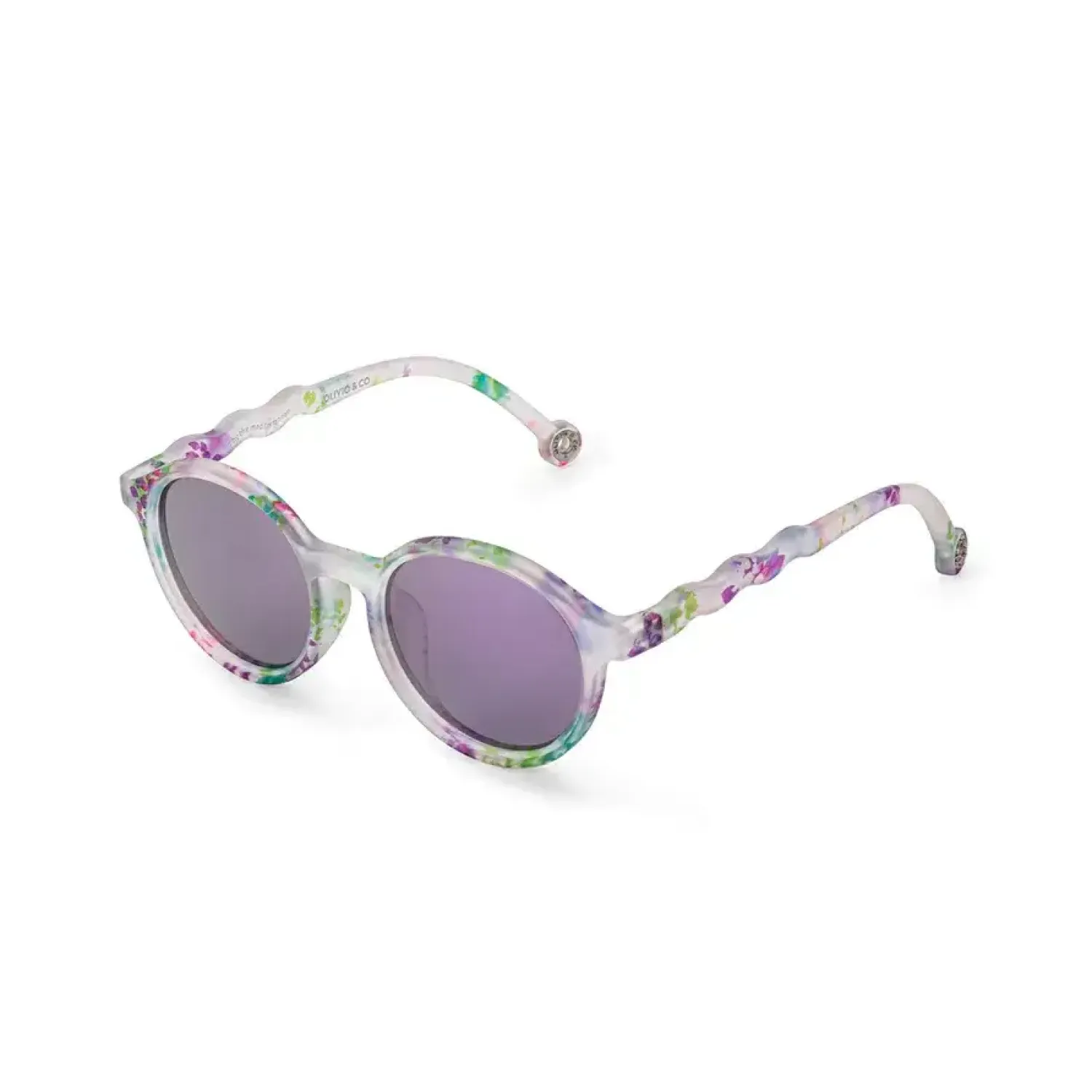 Okulary Przeciwsłoneczne|Okulary Przeciwsłoneczne | Olivio & Co Okulary Oval Wild Flower Polarized 10+