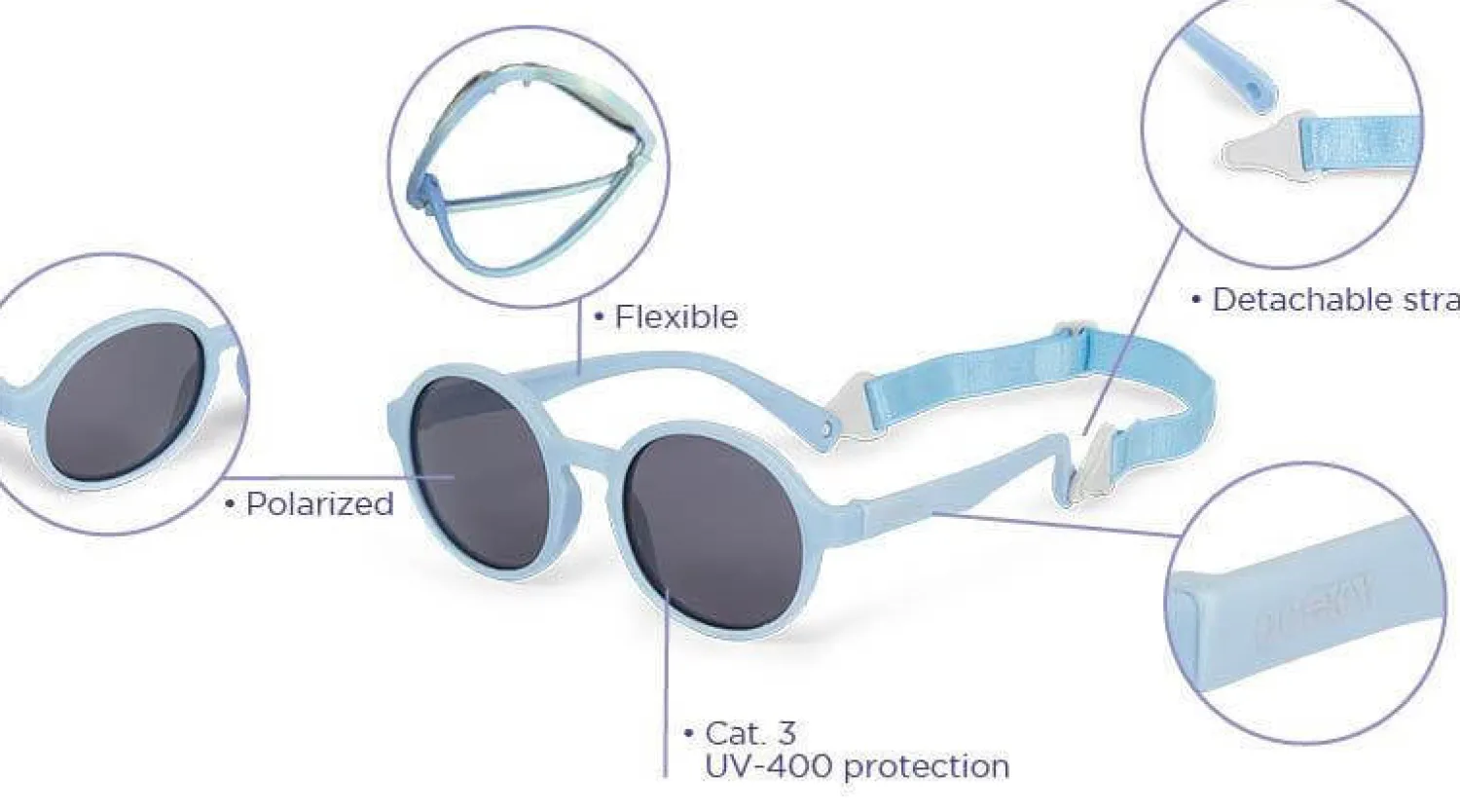 Okulary Przeciwsłoneczne|Okulary Przeciwsłoneczne | Dooky Okulary przeciwsłoneczne Fiji CAPPUCCINO 6-36 m