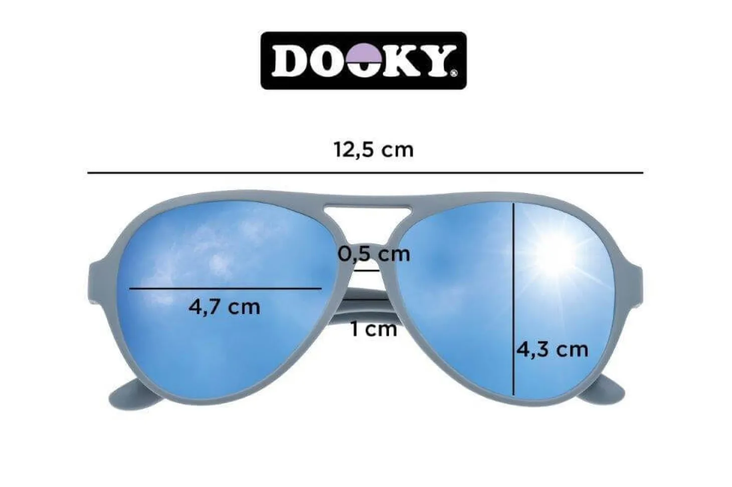 Okulary przeciwsłoneczne Jamaica Air BLACK, 3-7