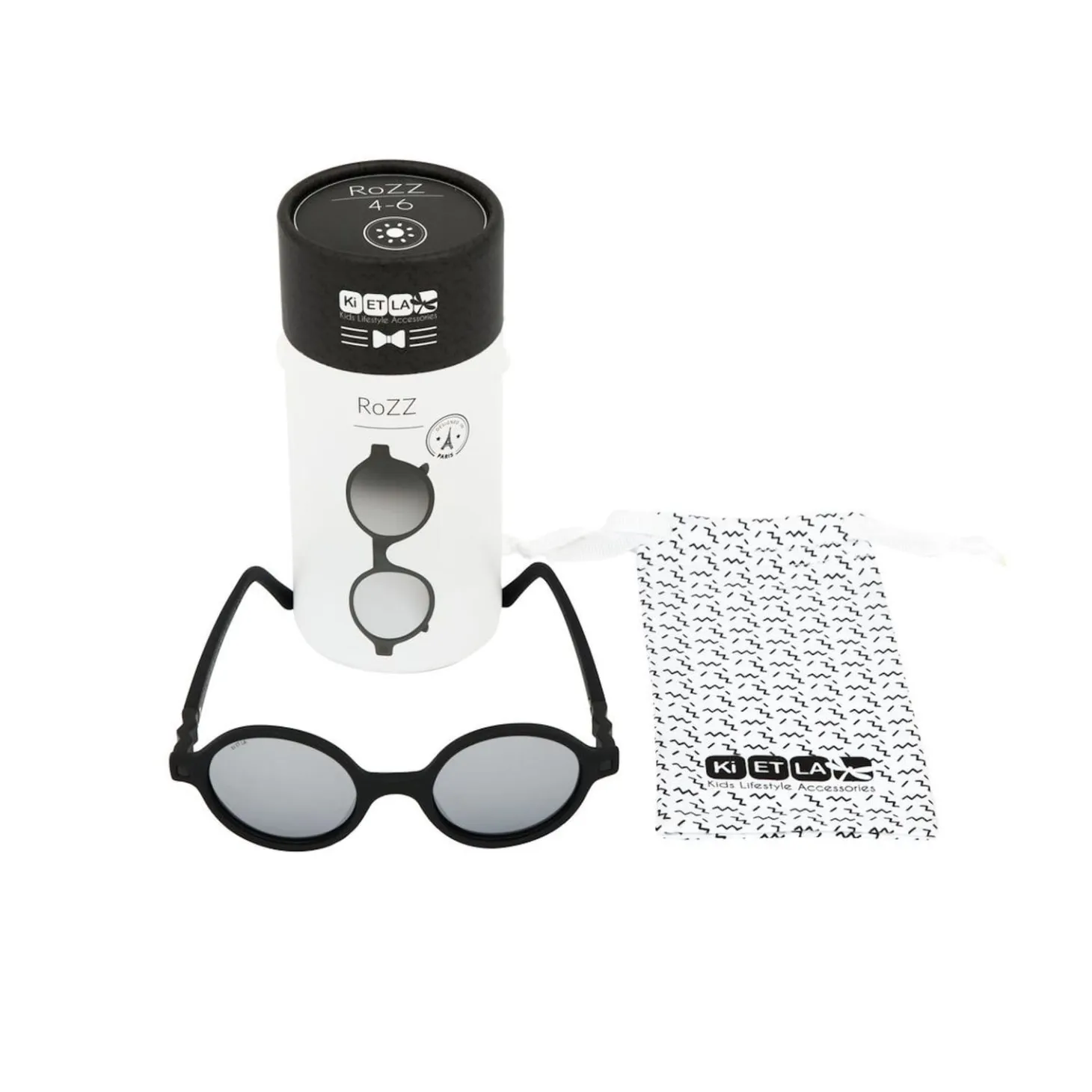 Okulary przeciwsłoneczne Rozz Black, 4-6 lat