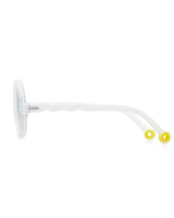 Okulary Przeciwsłoneczne|Okulary Przeciwsłoneczne | Olivio & Co Okulary Round Jellyfish White Polarized 3-5