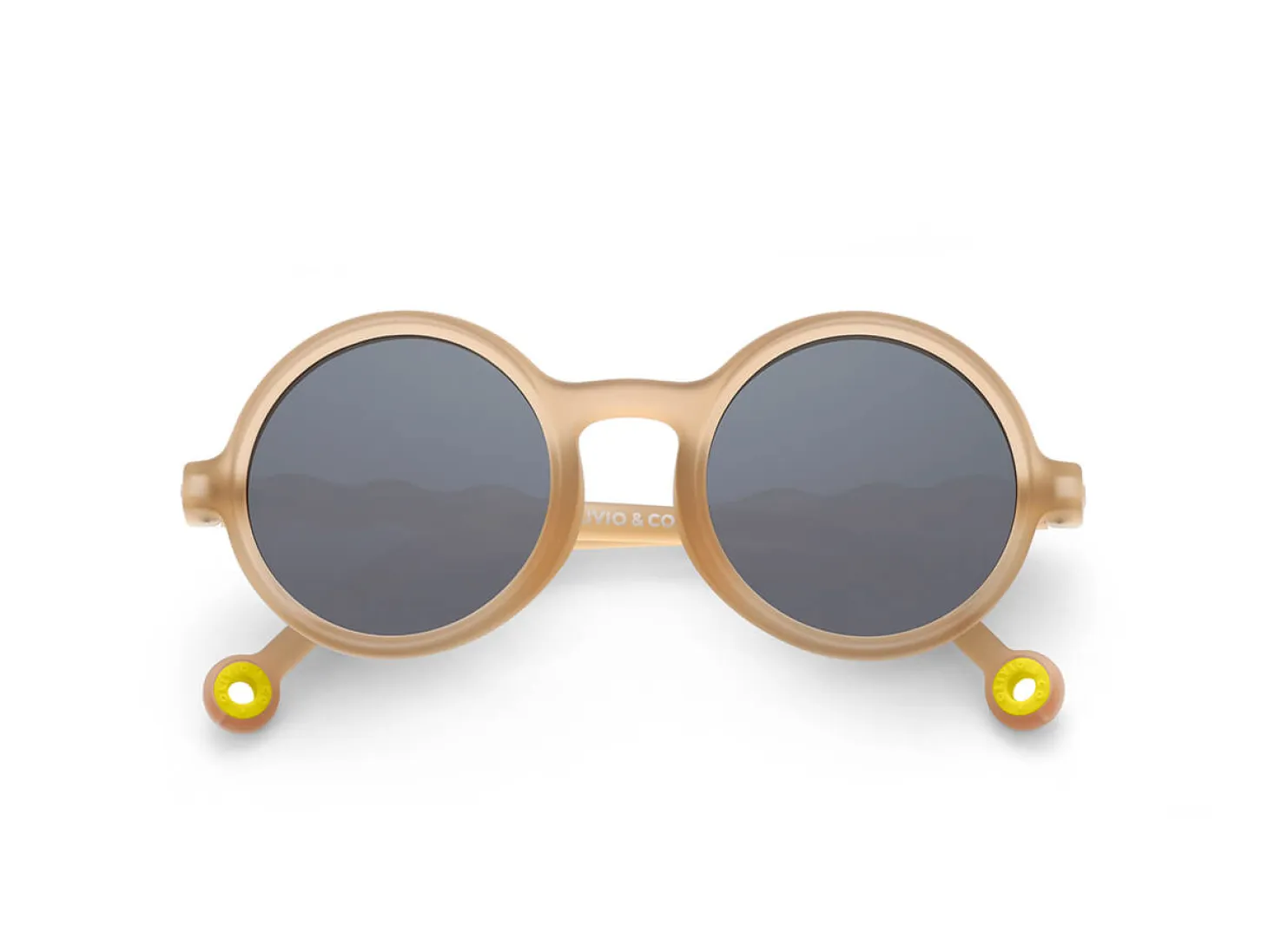 Okulary Round Sand Beige Polarized 5-10
