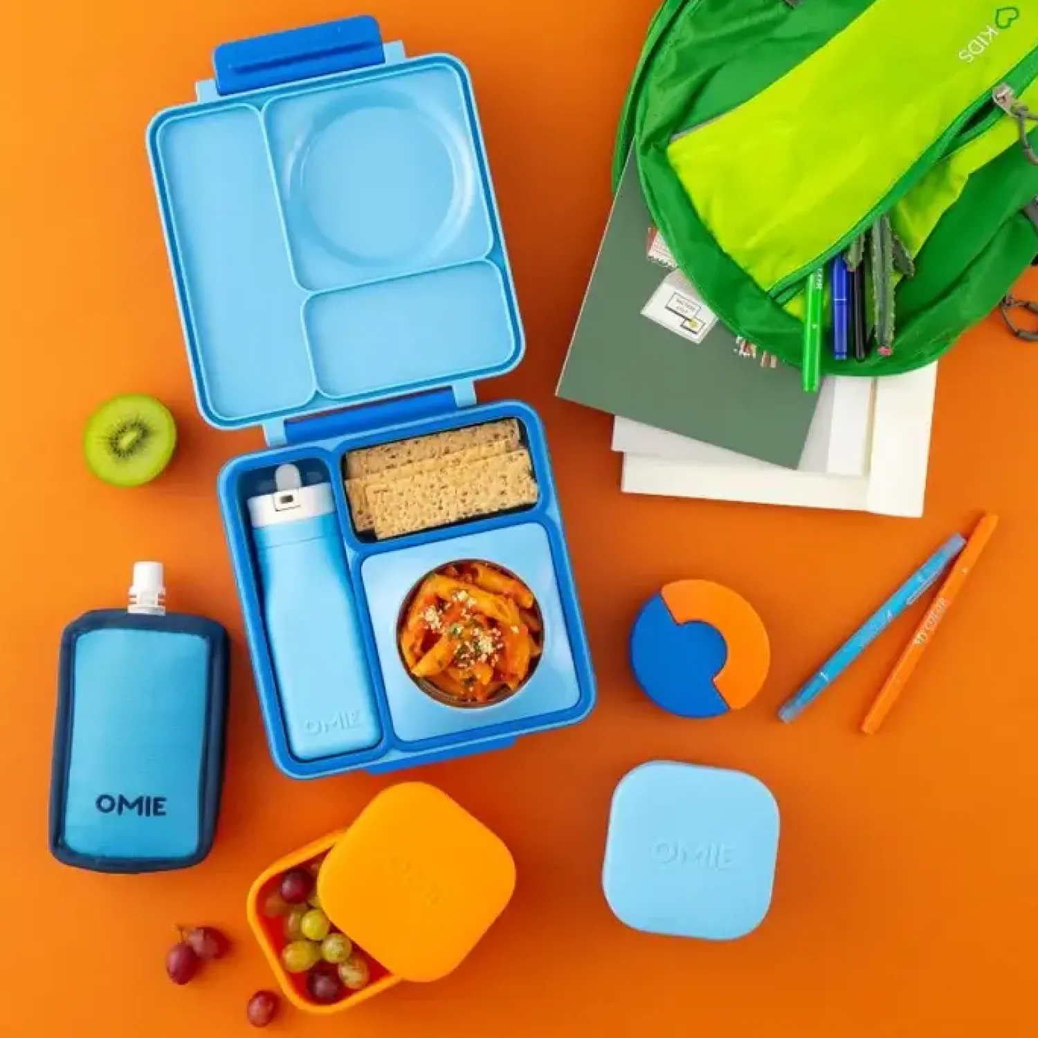 Lunchboxy|Bidony I Butelki | OMIE BOTTLE, bidon dla dzieci, Blue
