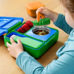 Lunchboxy|Przechowywanie Jedzenia | OMIE BOX lunch box z termosem, Monster Blue