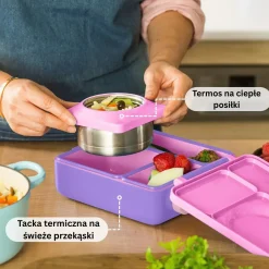 Lunchboxy|Przechowywanie Jedzenia | OMIE BOX lunch box z termosem, Unicorn Pink