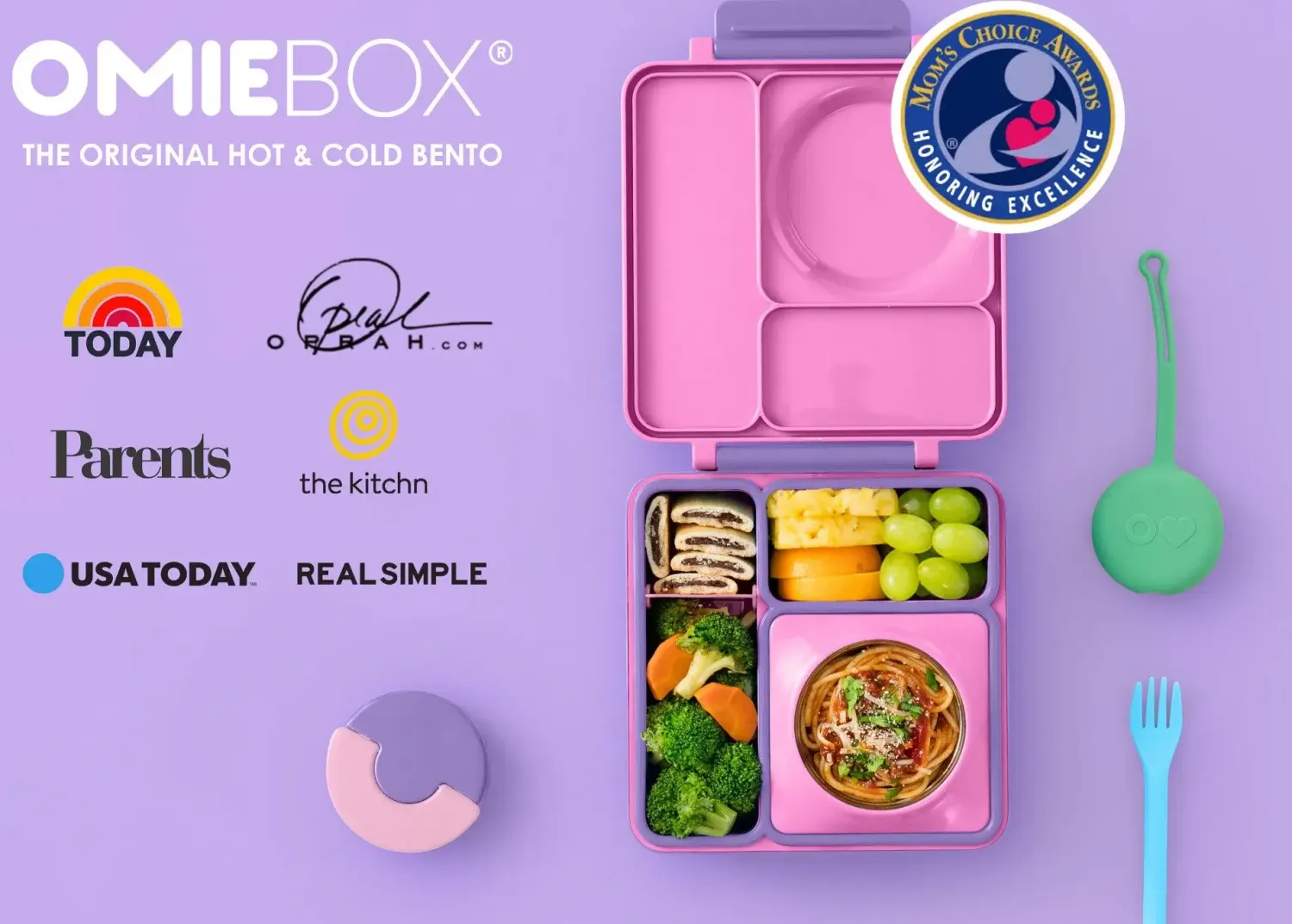 Lunchboxy|Przechowywanie Jedzenia | OMIE BOX lunch box z termosem, Unicorn Pink