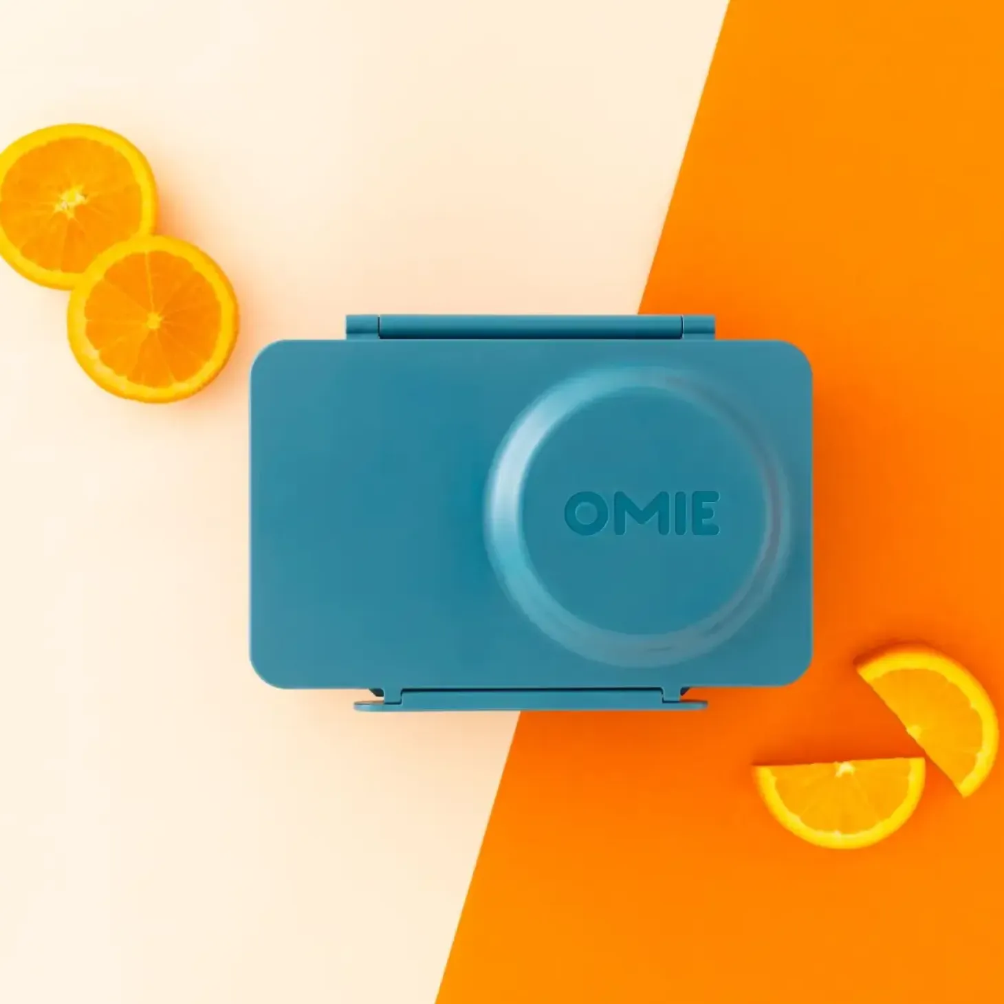 OMIEBOX UP lunch box z termosem, Teal green