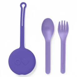 OMIEPOD zawieszka - pokrowiec ze sztućcami, Lilac