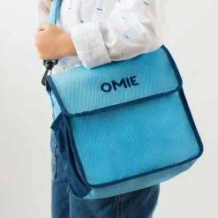 Lunchboxy|Przechowywanie Jedzenia | OMIE TOTE, torba lunchowa dla dzieci, Blue