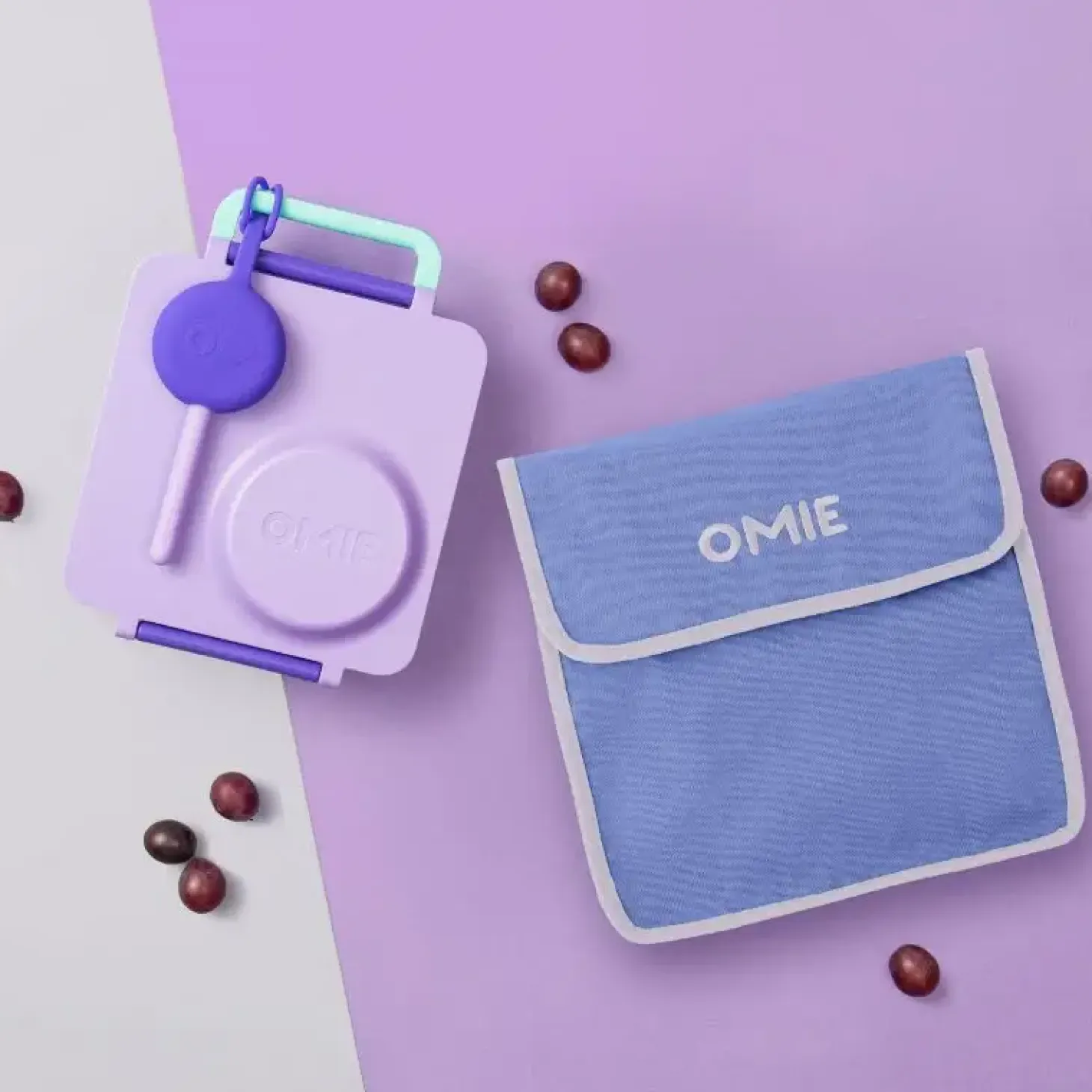 OMIETOTE, torba lunchowa dla dzieci, Purple
