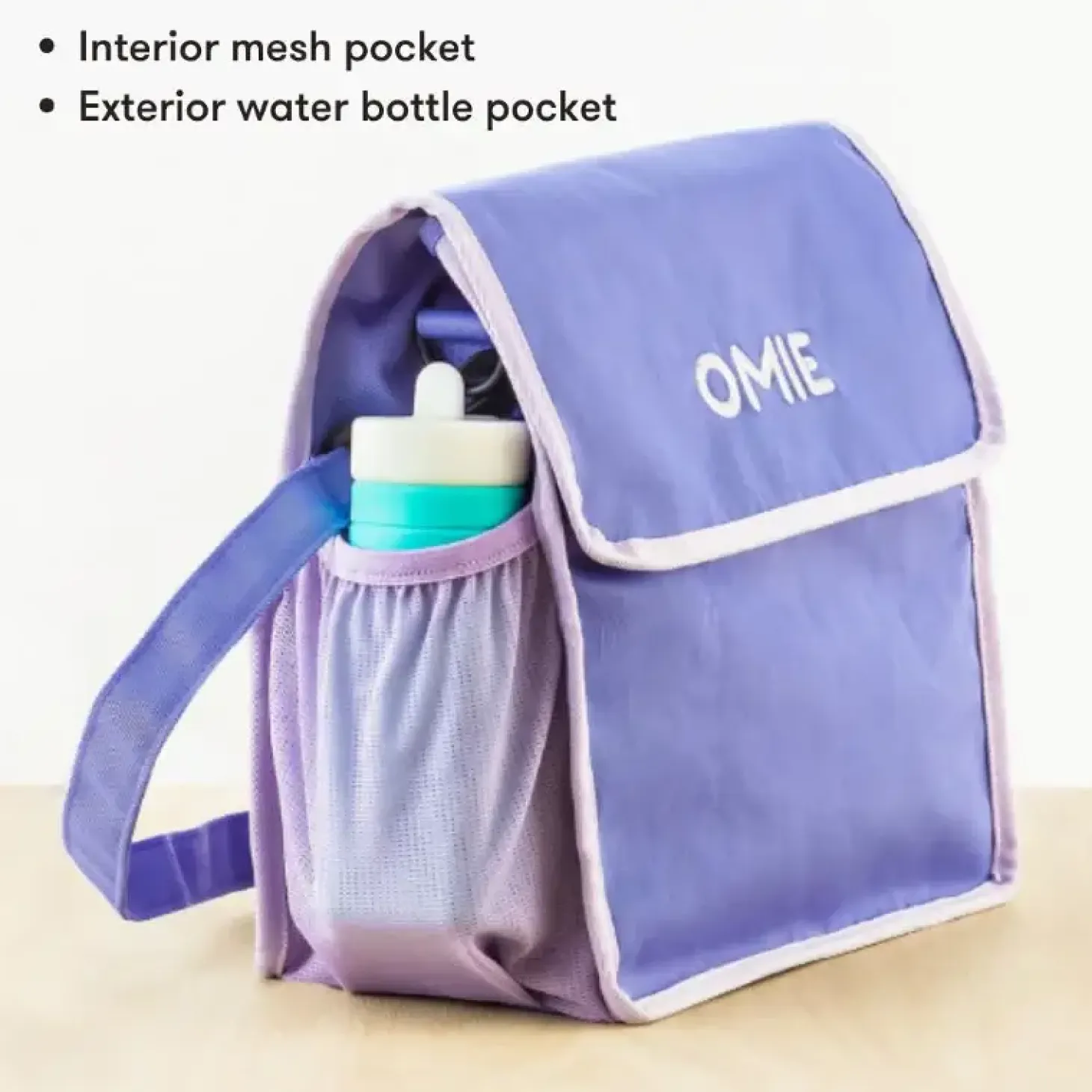 OMIETOTE, torba lunchowa dla dzieci, Purple