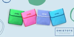 OMIETOTE, torba lunchowa dla dzieci, Purple