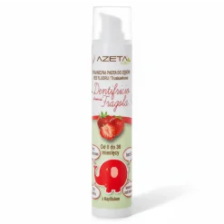 Naturalne Kosmetyki|Pielęgnacja Zębów | Azeta Bio Organiczna pasta do zębów bez fluoru z ksylitolem i aloesem dla dzieci 0-3 lata truskawkowa, 50 ml