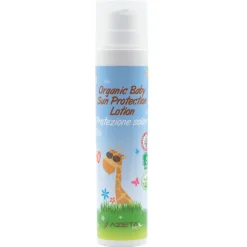 Naturalne Kosmetyki|Bezpieczne Filtry | Azeta Bio Organiczne mleczko ochronne na słońce z filtrami mineralnymi i SPF 50+ dla dzieci od 0m+