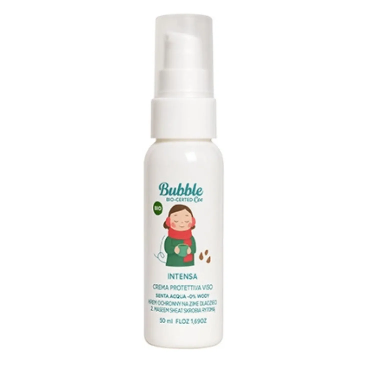 Organiczny krem ochronny na zimę dla dzieci, 50 ml, 0m+