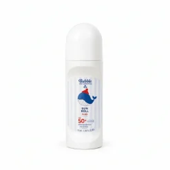 Naturalne Kosmetyki|Bezpieczne Filtry | Bubble&CO Organiczny krem przeciwsłoneczny roll-on SPF50+, 70 ml, 0m+